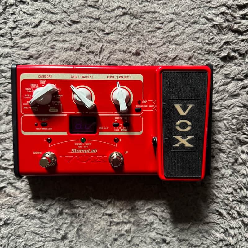 Vox SL2B StompLab IIB Modeling Bass Processor - Red image 1