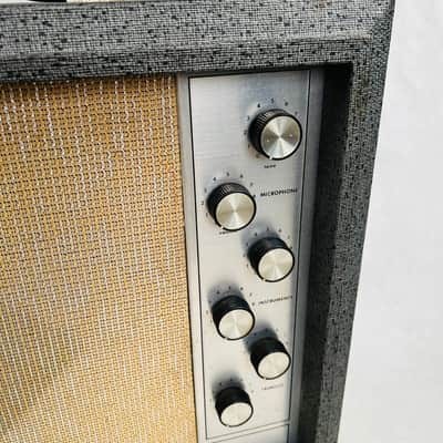 Silvertone Model 1482 1x12" Combo Amplifier 1960s - Gray image 4
