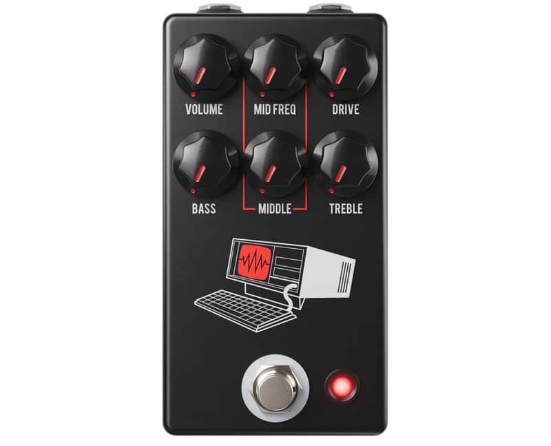 JHS The Hard Drive Distortion Pedal - Black - Open Box image 1
