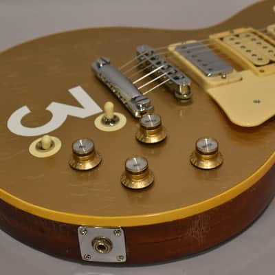 1972 Gibson Les Paul Deluxe Pete Townshend 'No.3' Goldtop Aged w/OHSC image 8