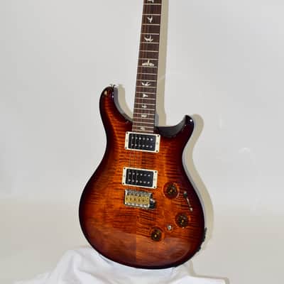 2015 PRS P24 Custom 24 Piezo Electric Guitar -  Black Gold Burst image 3