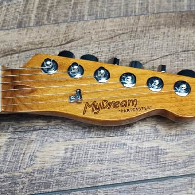 MyDream  Partcaster Custom Built - Telecaster Swamp Ash Butterscotch SD Zebra SH-1N image 12