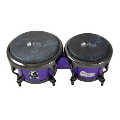 Toca Jimmie Morales Signature Series Bongos Purple Sparkle - Open Box image 2
