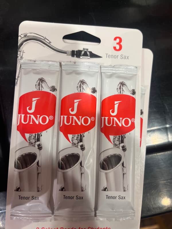 JUNO - 3 Reed Card Tenor Sax Reeds #3! JSR713/3 *Make An Offer!* image 1