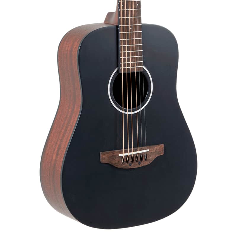 Ovation Applause AAT96-4S Classic Dreadnought Travel Guitar - Black - Open Box image 1