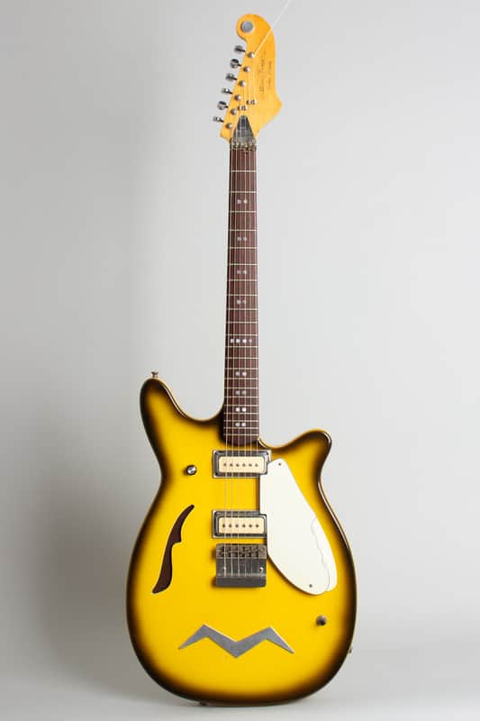 Micro-Frets Golden Melody Semi-Hollow Body Electric Guitar (1969), ser. #1411, original black tolex hard shell case. image 1