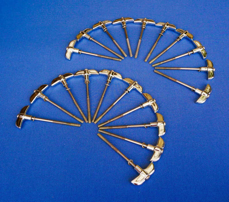 Rogers T-rods Tension Rods Bass Drum Lot of 20 Vintage image 1