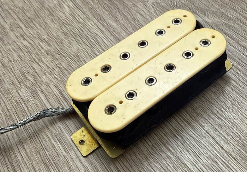 VINTAGE Dimarzio Super Distortion 1970s DP100 Cream Creme Square Leg image 1