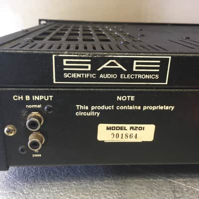 SAE A201 Stereo Power Amplifier A-201 (13784) | Solid state