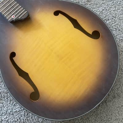 Honey Burst 8 String Mandolin Project, Spruce Top, Mahogany Body, Rosewood Fingerboard image 16