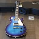 2022 Gibson Les Paul Traditional Pro V Electric Guitar Blueberry Burst AAA Flame Top + OHSC