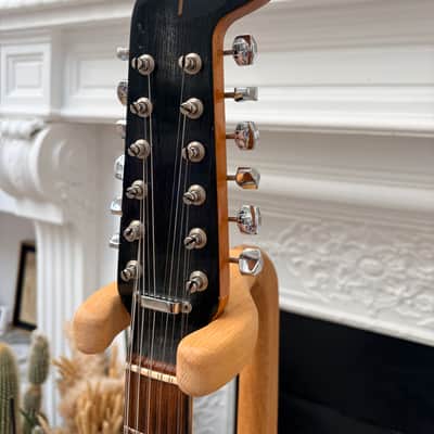 1966 Fender Electric XII Factory Black Rare Custom Color Vintage Collector 12 strings image 10
