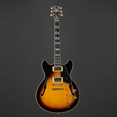 Ibanez JSM10-VYS Vintage Yellow Sunburst - Semi Acoustic Guitar image 2