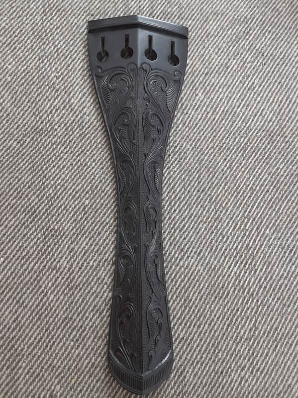 4/4 size- DoubleBass Tailpiece Hill Model in Ebonywood Material imagen 1