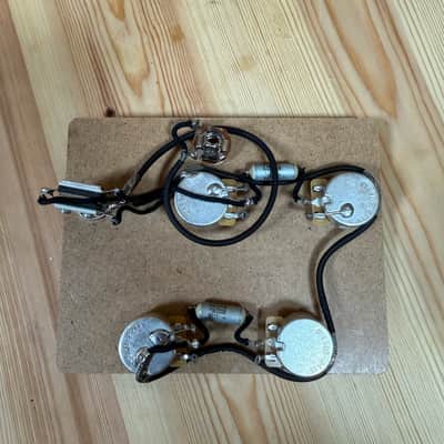 Prewired Pickguards Gibson ES-335 Wiring Harness CTS 500K Pots, Soviet NOS Paper-in-Oil Caps, Switchcraft Toggle, Pure Tone Jack image 1