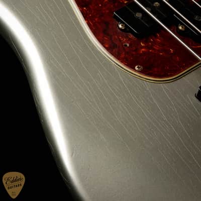 Fender Custom Shop Eddie's Exclusive 1964 Precision Bass Journeyman Relic - Inca Silver image 16