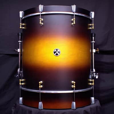 Hammer Custom Drums 5 Piece 2024 Satin Tobacco Lacquer image 2