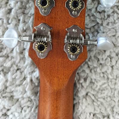 Luna UKE TRIBAL Tenor Size Mahogany Acoustic Ukulele - Satin Natural image 7