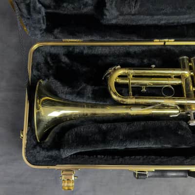 1980s-1990s Bach TR300H2 Bb Trumpet with original Hard Case image 2
