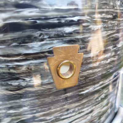 Ludwig Downbeat 1969, Black Oyster Pearl. Vintage. image 10