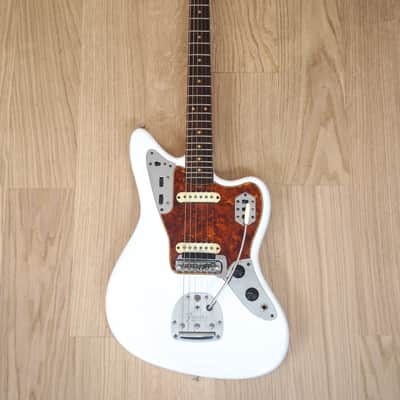 1963 Fender Jaguar Vintage Offset Electric Guitar Pre-CBS Olympic White w/hc image 2