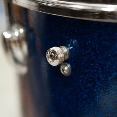 Slingerland 13/16/22" Gene Krupa Deluxe Outfit Drum Set - 1960s Sparkling Blue Pearl image 11