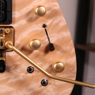 Jackson Custom Shop USA Signature Phil Collen PC1 - Caramelized Flame Maple Fingerboard, Satin Au Natural image 3