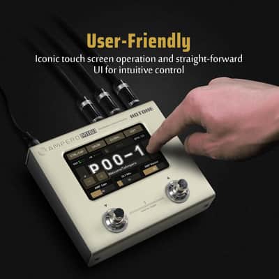 Hotone Ampero Mini MP-50 Guitar Bass Amp Modeling IR Cabinets Simulation Multi Language Multi-Effects with Expression Pedal Stereo OTG USB Audio Interface--(U.S. domestic inventory) image 5