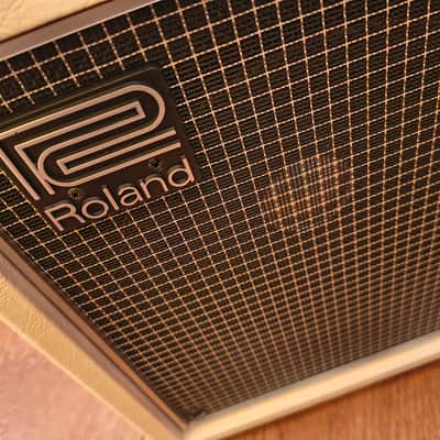 Roland CUBE-20 First Generation 1978, Spring Reverb, Cream / White-blonde image 6