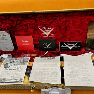 Fender 1954 Fender Stratocaster 70th Anniversary Limited Edition Journeyman Relic Greg Fessler Masterbuilt 2025 - Journey Relic Sunburst image 8