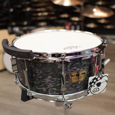 Pork Pie 6.5x14" Shadow Maple Snare Drum w/ Matching Gruv-X X-Click CLICKMATE image 2