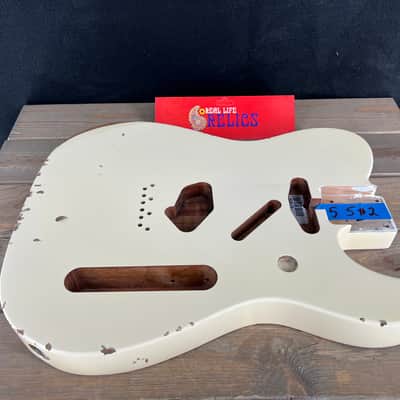 Real Life Relics Genuine Fender CLASSIC SERIES 60'S TELECASTER® SS ALDER BODY VINTAGE BRIDGE MOUNT - OLYMPIC WHITE #1 image 1