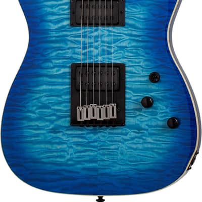 Schecter PT Pro Electric Guitar Transparent Blue Burst, 864 image 1