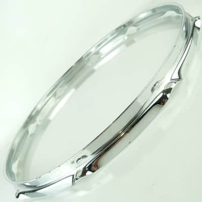 Ludwig 16" 10Lug 1.6mm Marching Tenor Tom/Snare Drum Batter Rim/Hoop Vintage 80s image 4