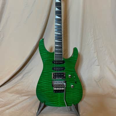 Jackson USA SL1 Soloist 1999 Transparent Green image 1