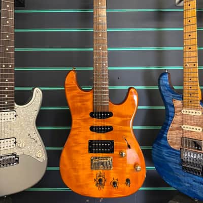 Optek Fretlight Pro 200 Amber Electric Guitar image 3