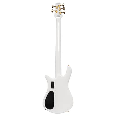 Spector Euro Classic 5 Solid White Gloss - 5-String Electric Bass image 2