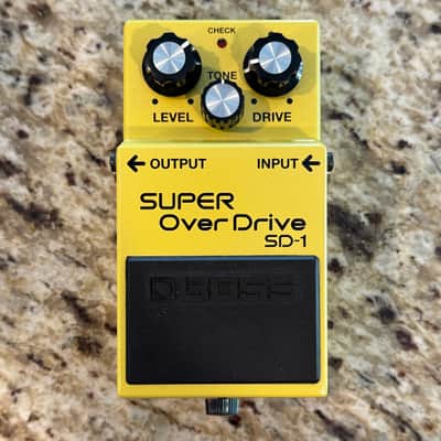Boss SD-1 Super OverDrive (Silver Label) 1997 - Present - Yellow image 2