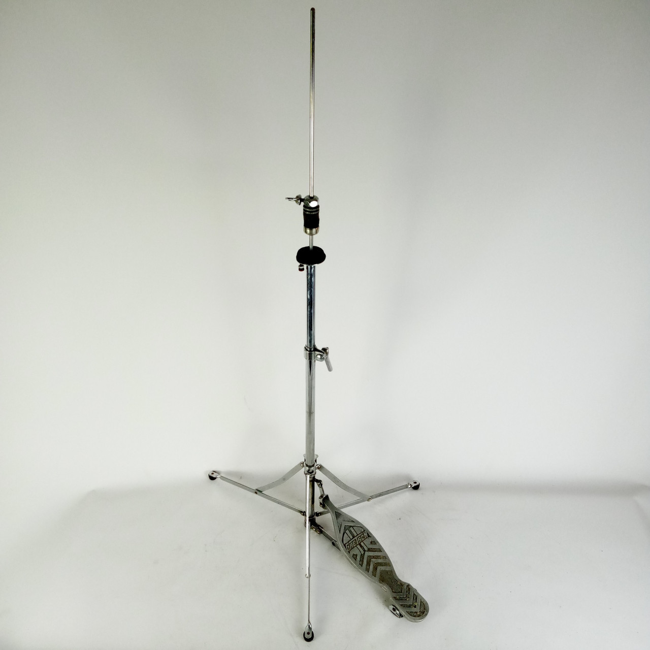 Gretsch 50s Flat-Base Broadkaster Hi-Hat Cymbal Stand #4844 Vintage Flush Tripod — main photograph