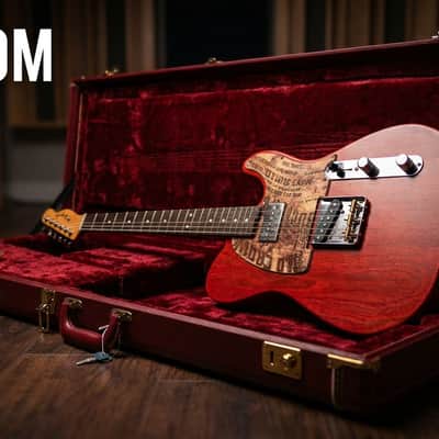 Custom Build Tele-Style SS Guitar - Seymour Duncan Jerry Donahue & Phat Cat P-90 - Crimson Red Finish image 1