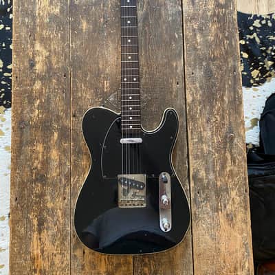 Vintage 1986 Fender Telecaster 1962 Custom Reissue Piano Black FujiGen Built image 16