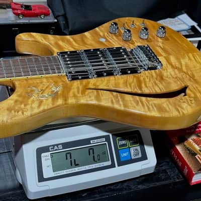 Pavel 12-String Electric Hollow Body 2000 - a stunning over the top Blonde 12-string on a budget. image 11