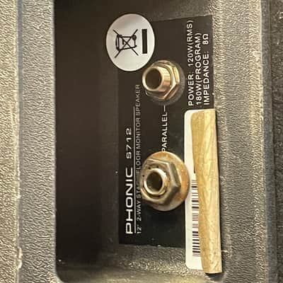 Phonic S712 2-Way Stage/ Floor Monitor Speaker - Used , works great. image 3