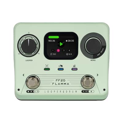 FLAMMA FF20 Stereo Looper Drum Machine with US Power Supply Mint Green 2025 - New image 1