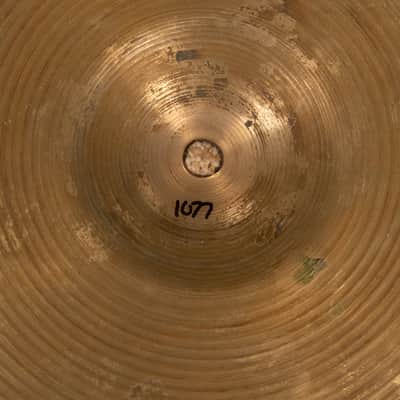 1970s Zildjian A 16" Hollow Logo Crash Cymbal 1077g image 6