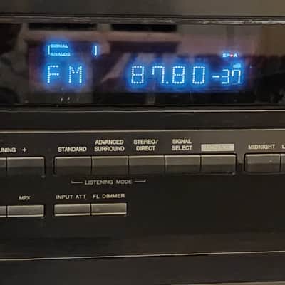 Pioneer PIONEER VSX-D412-K AM-FM 5.1 Stereo Receiver 90s  - Black metal image 2