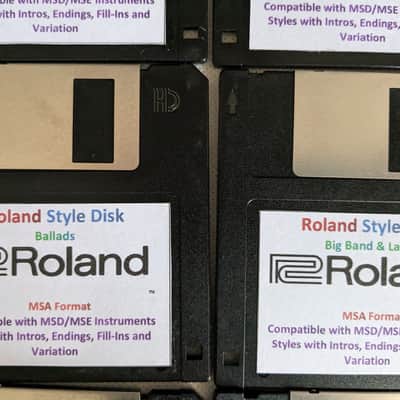 Roland Keyboard Floppy Disk Styles Collection image 7
