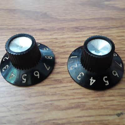 1978 1979 Fender Amp Amplifier Knobs Set of 2 Deluxe Reverb Princeton Vibro Champ image 2
