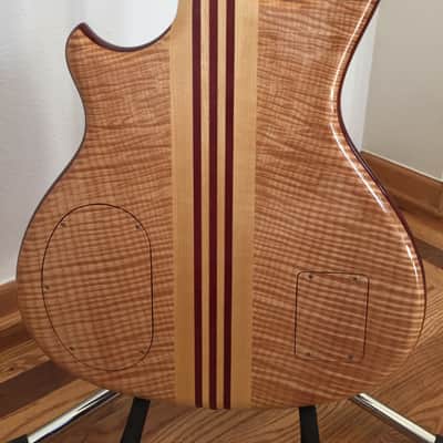 Alembic Mark King Signature Deluxe Balance Custom 5 String Bass 2000 Flame Maple LED's image 5
