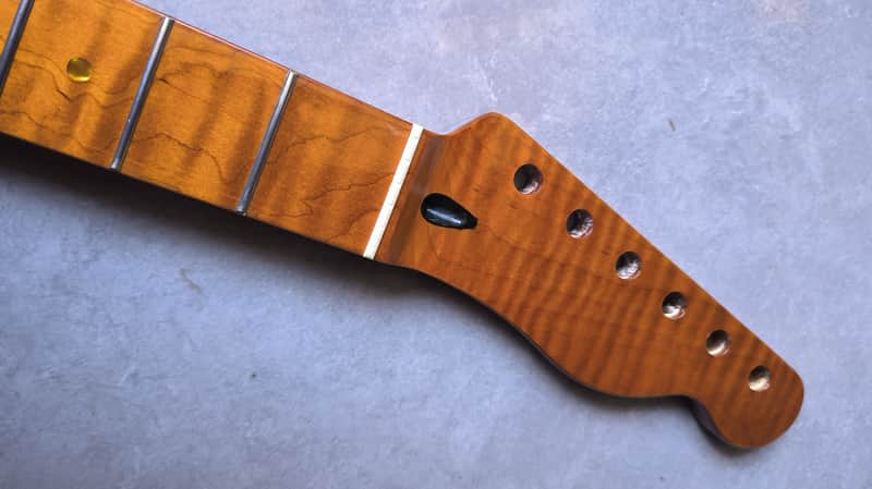 Roasted Flamed Maple Neck - 22 Frets image 1